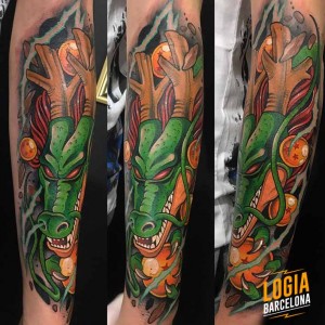 tatuaje_brazo_dragon_ball_felipe_videira_logia_barcelona   